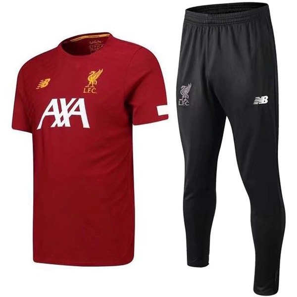 Camiseta Entrenamiento Liverpool Conjunto Completo 2019-2020 Rojo Negro